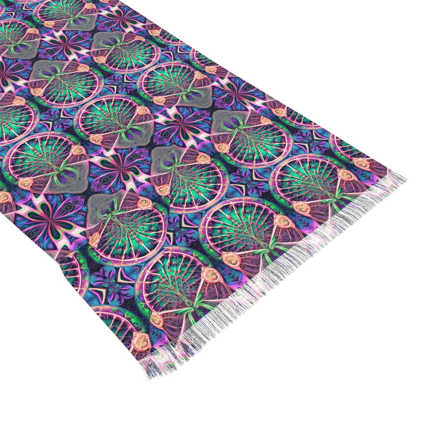 PSYCH 01 Pashmina – Intricate Psychedelic Festival Shawl/Scarf