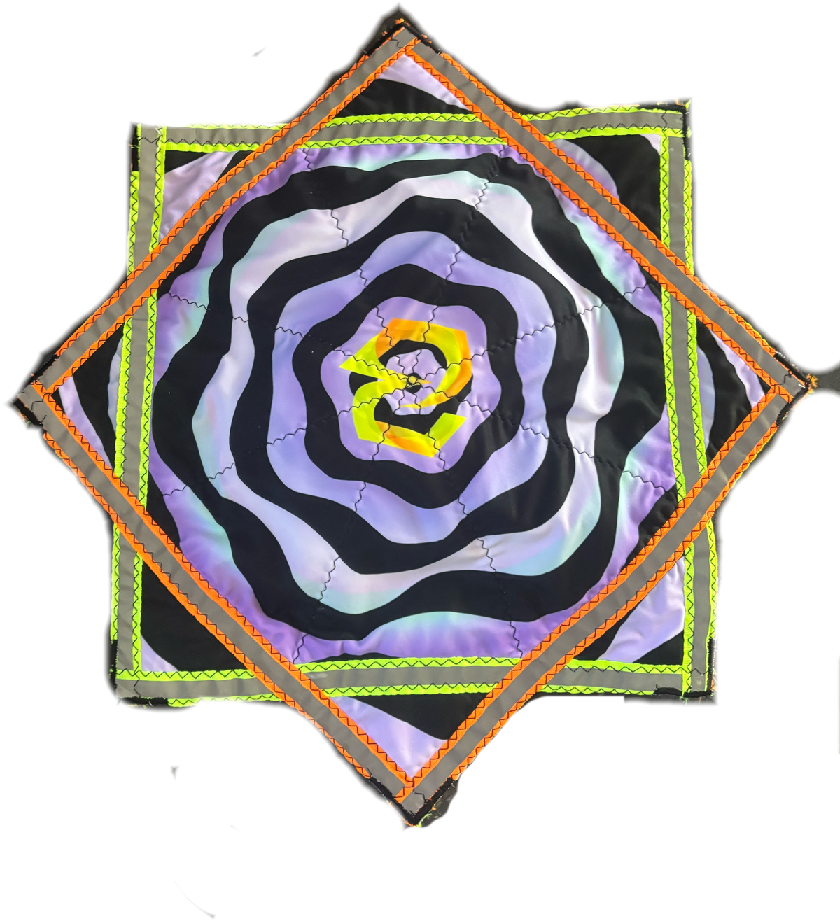 20" UV FLOWSTAR, BPD prints, 2-color reflective trim