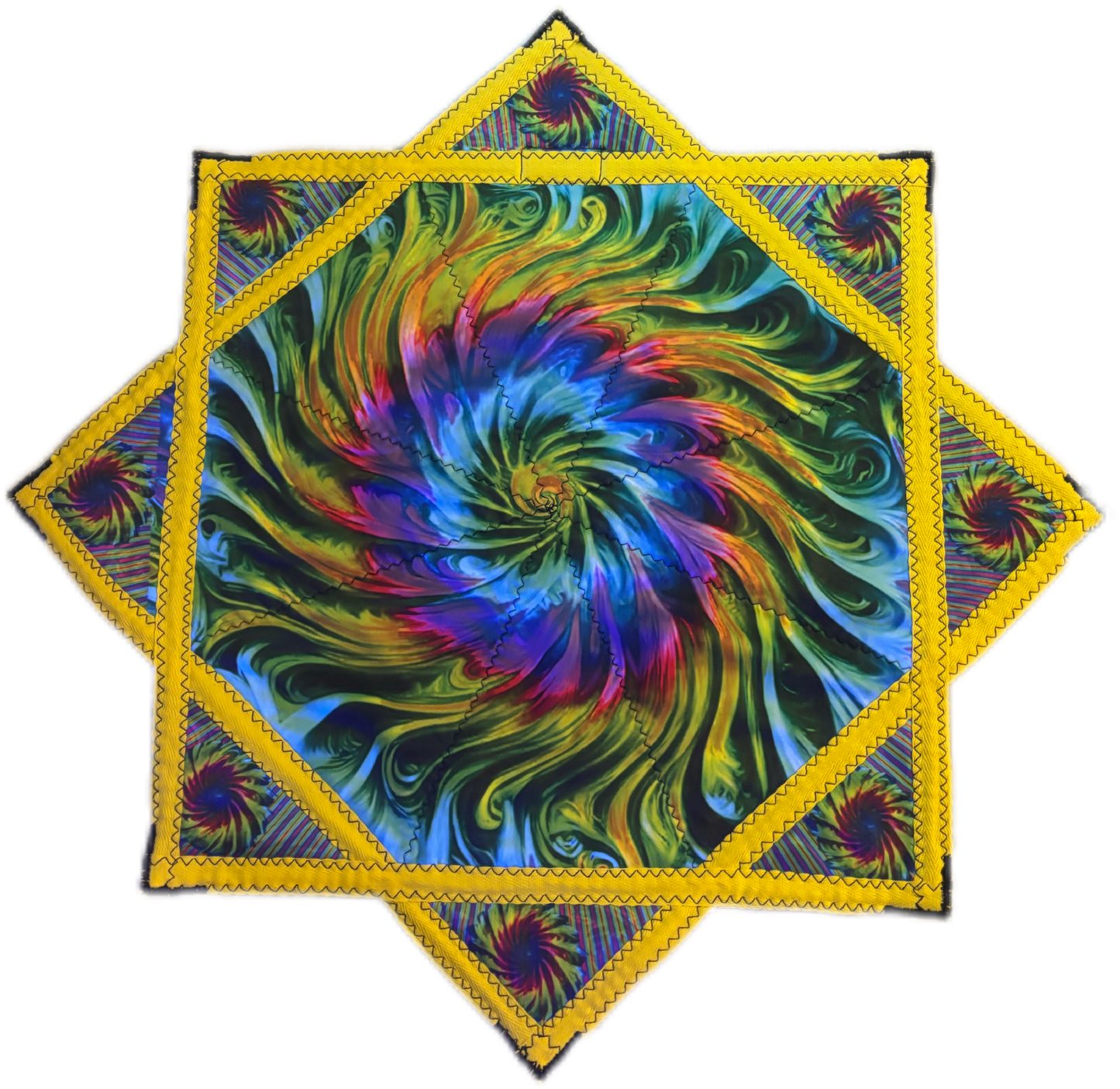 24” SoftStretch Flowstar BPD prints, Cotton trim