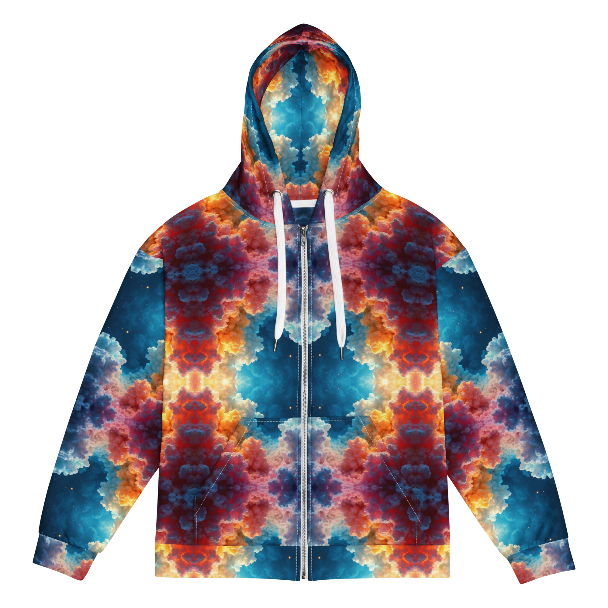 Cosmic 01 Unisex zip hoodie – Brain Plague Designs Cosmic 01 Unisex zip hoodie – Brain Plague Designs