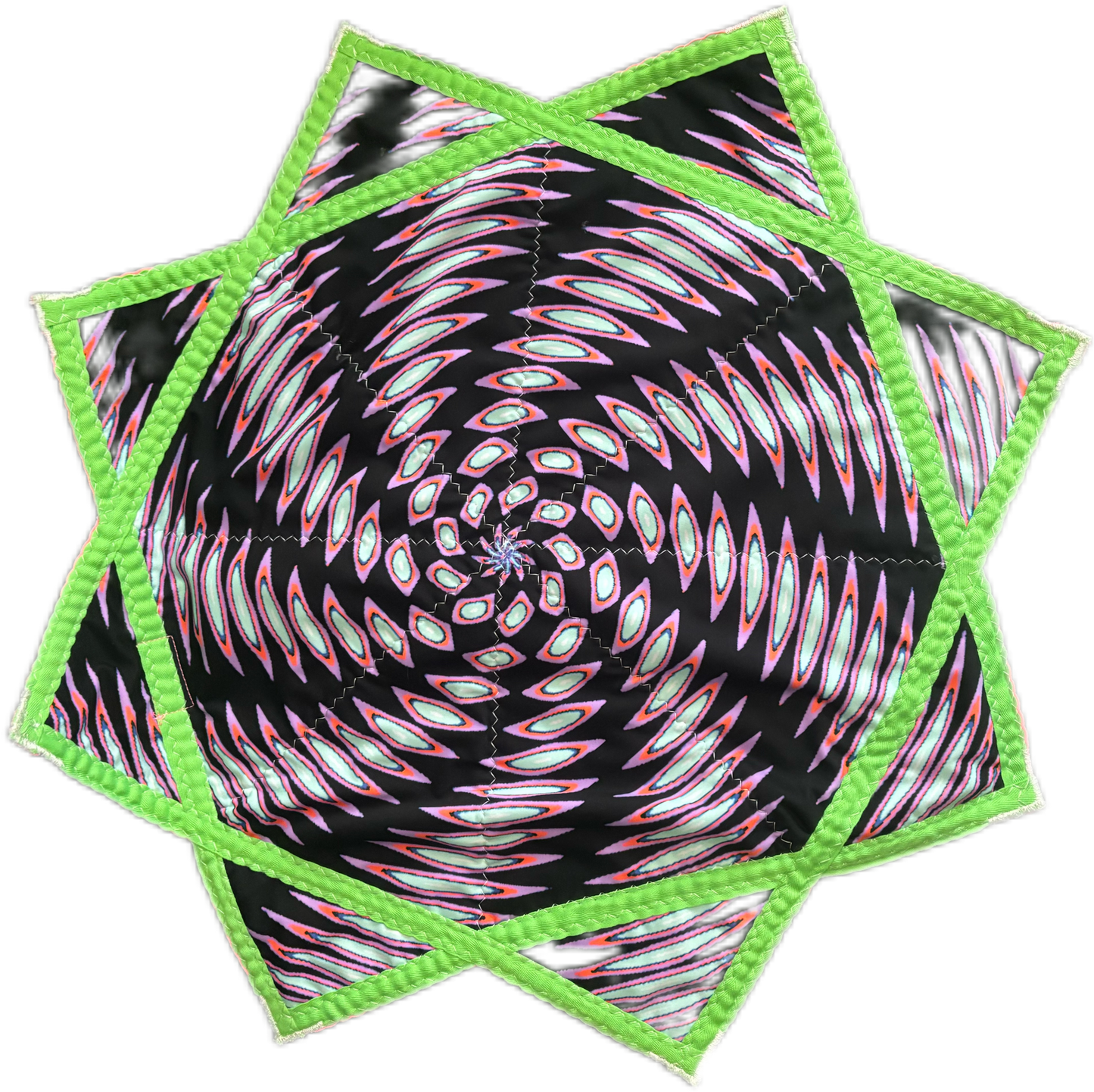 27” UV Flowstar BPD prints, neon trim