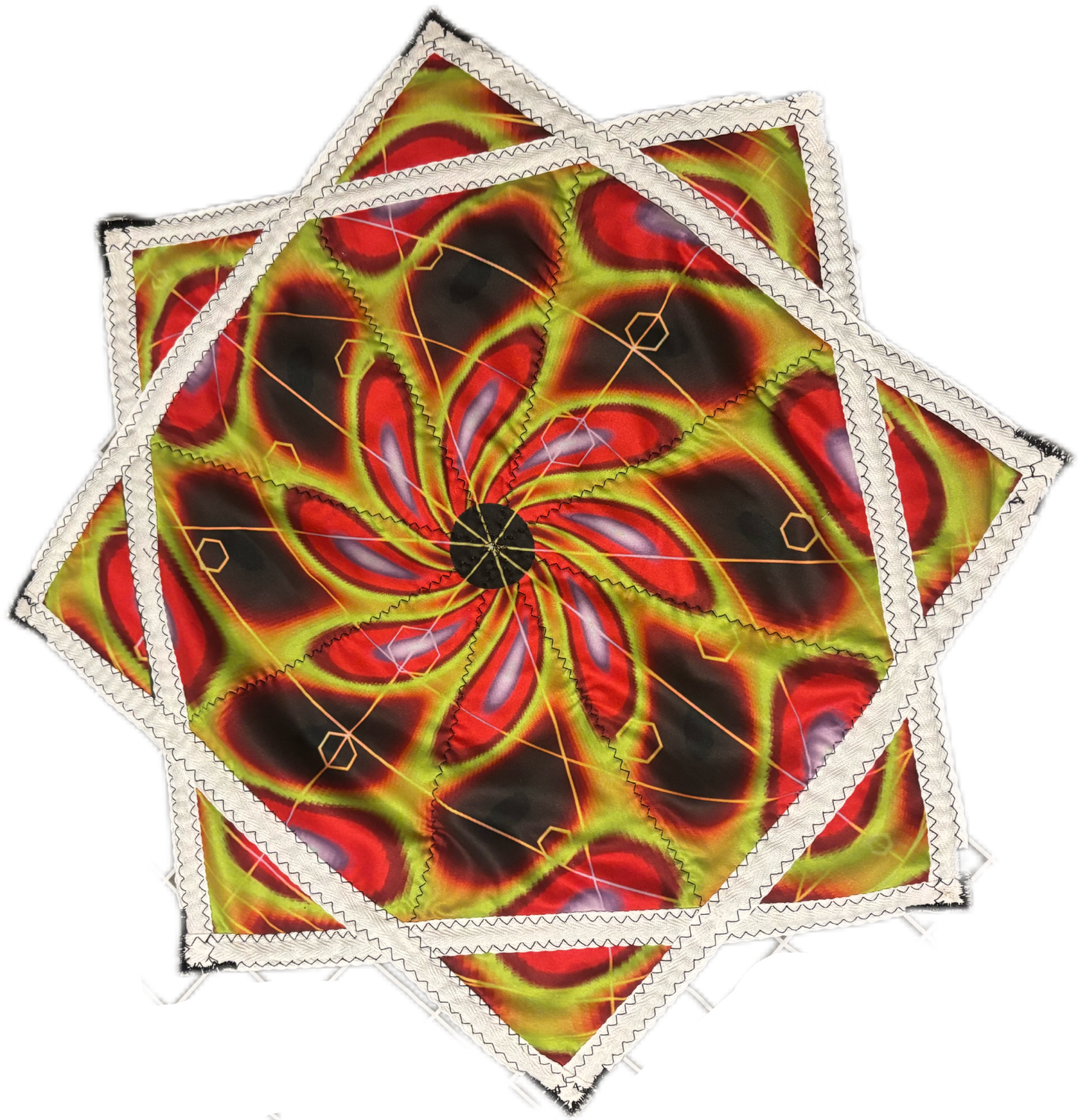 24” SoftStretch Flowstar BPD prints, Cotton trim