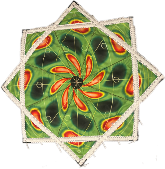 24” SoftStretch Flowstar BPD prints, Cotton trim
