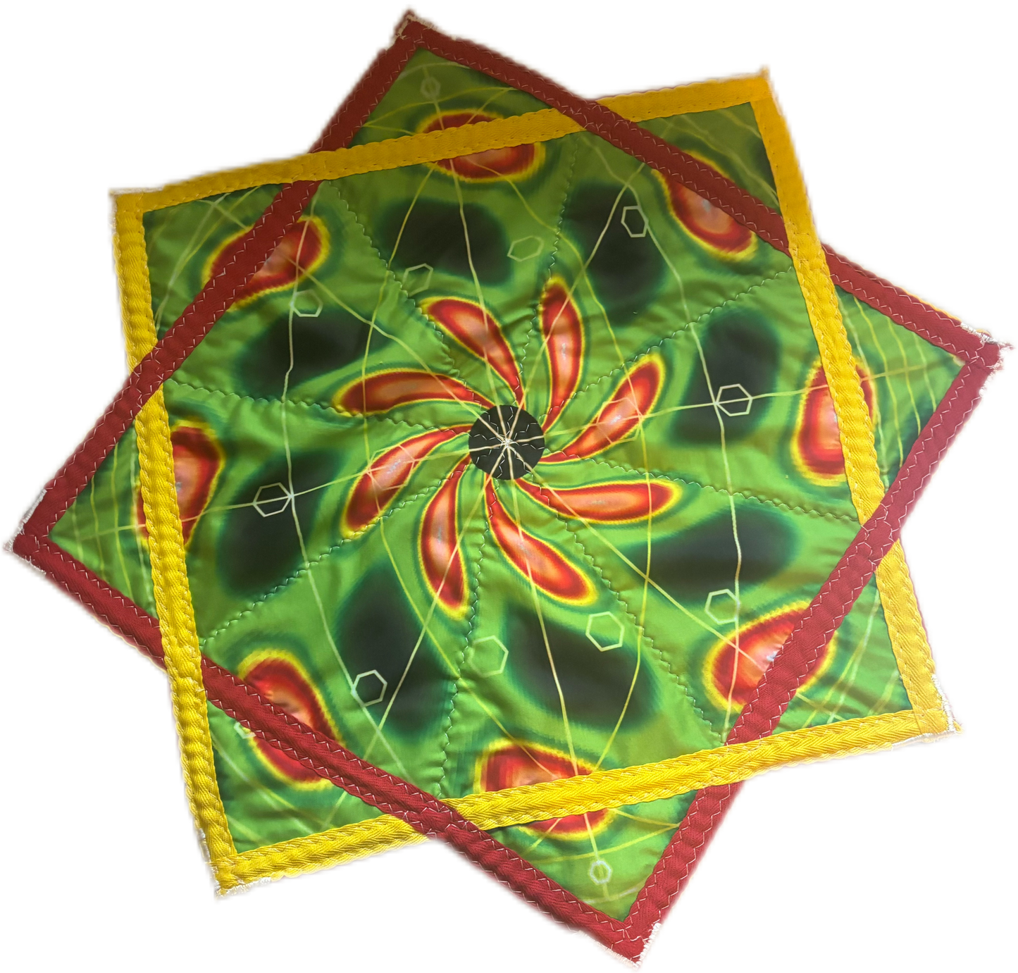 24” SoftStretch Flowstar BPD prints, 2-color trim
