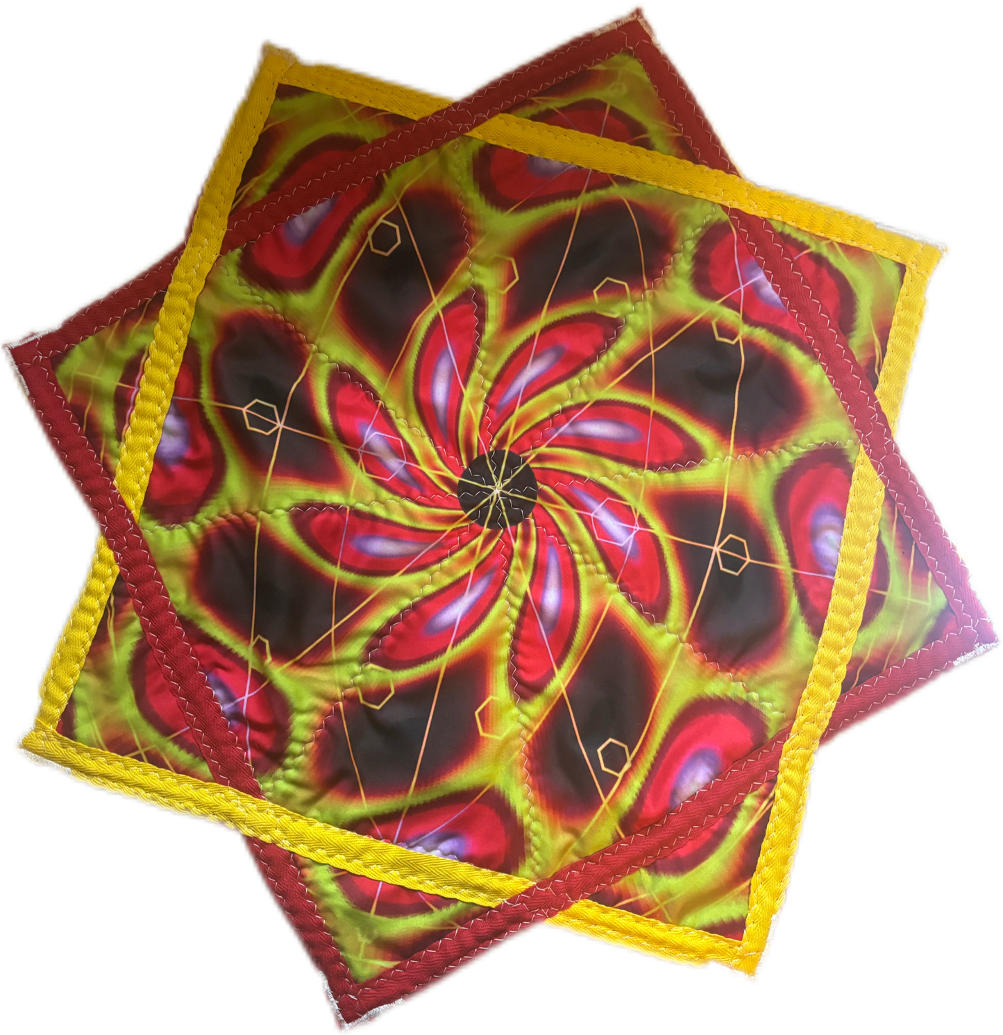 24” SoftStretch Flowstar BPD prints, 2-color trim