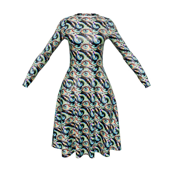 PSYCH 02 long sleeve dress