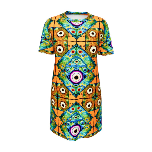 Tiles 01 T-shirt dress